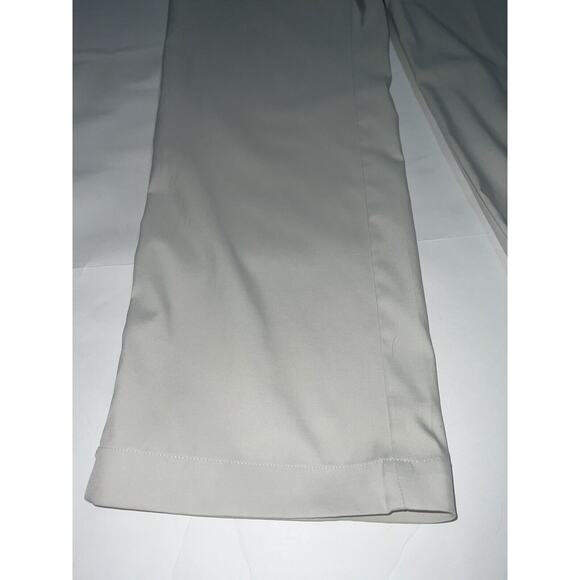 Nike Other - Nike Golf Dri Fit Pants Mens 32x30 Light Beige Bone Stretch Flat Front Logo READ